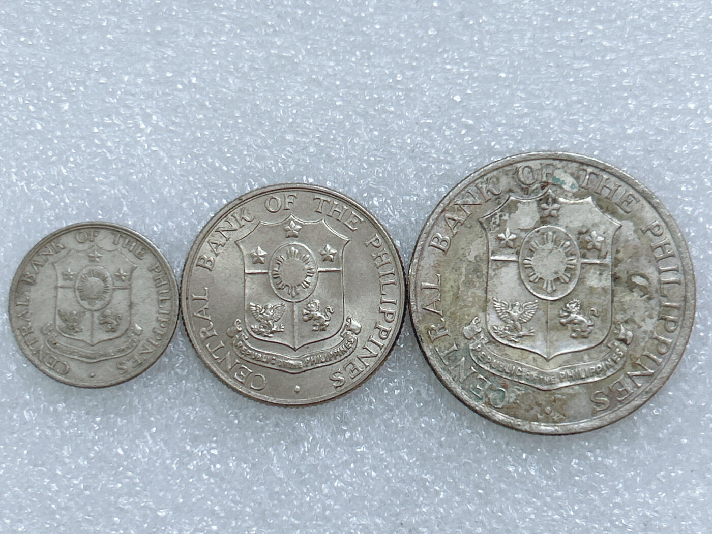 第一海外回流一元起拍收藏 散集专场  第271期 菲律宾火山女神版10-50分硬币 3枚