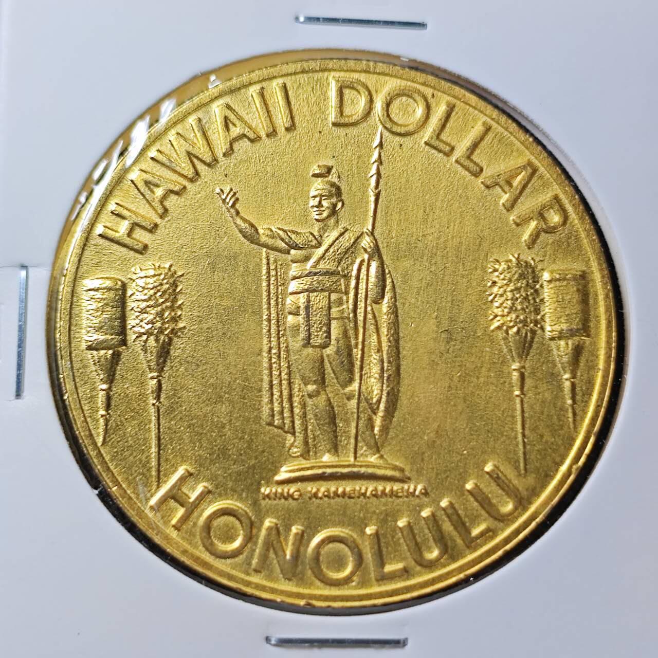 KK钱币收藏小铺 （套币 好品/批量散币 银币）专场  2月预留时间 周末发货  1973美国夏威夷代币