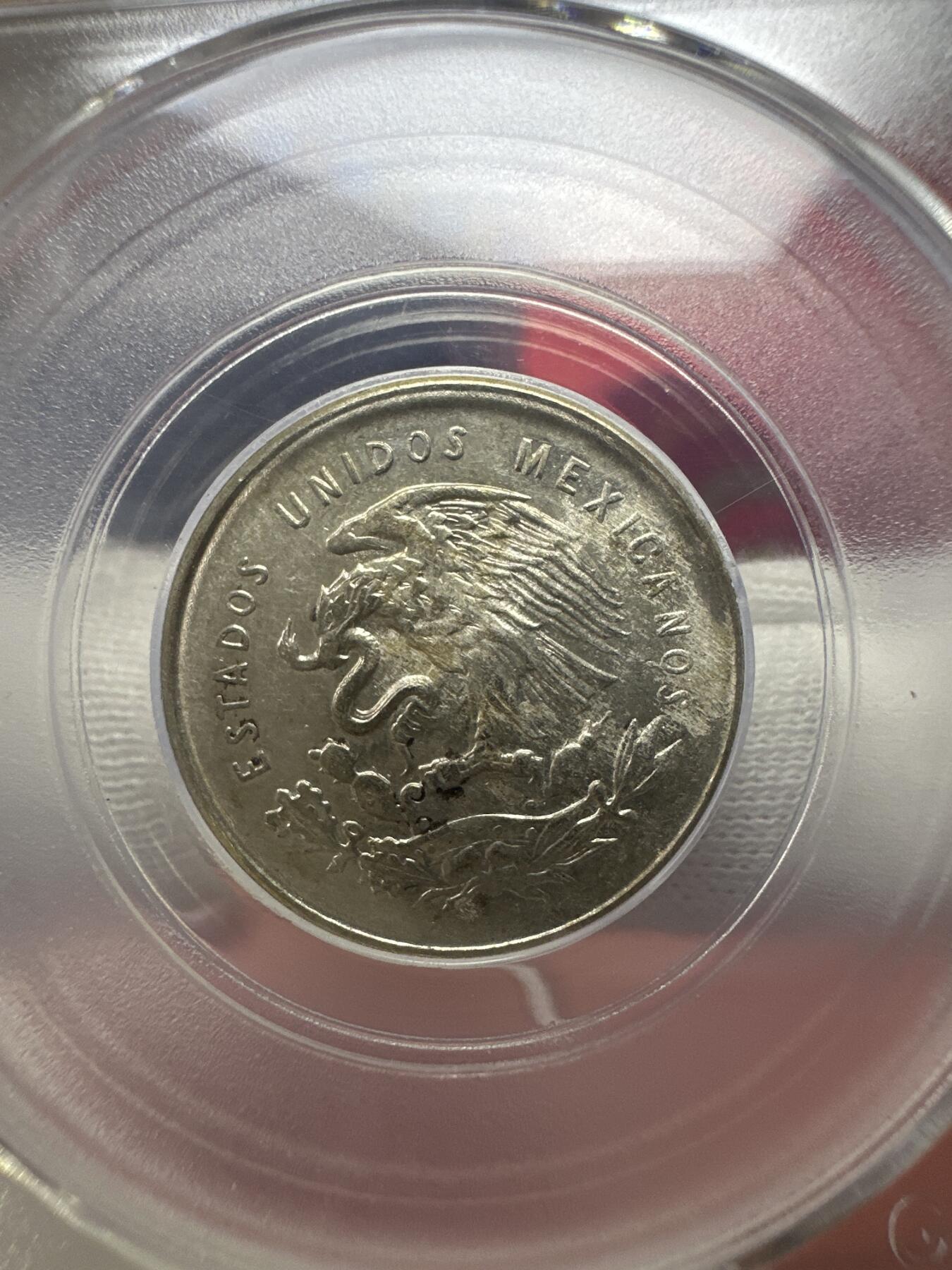 11.27银币、套币、精制币专场 墨西哥银币25分