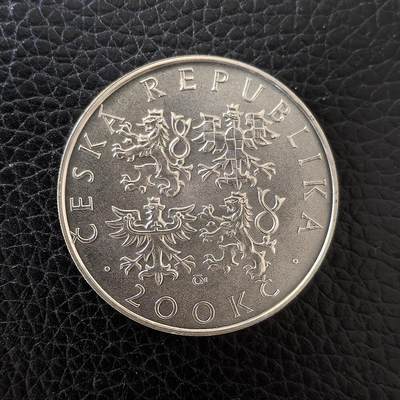 道一币馆币章第一百五十七场 - 捷克2001年诗人雅罗斯拉夫·塞费尔特诞辰百年200克朗银币 13g 900S 19500