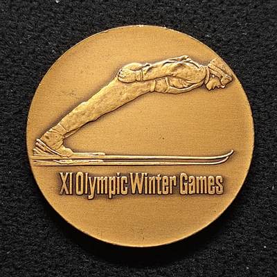 【全场包邮】纯粹捡漏拍480场（免费代拍第17场） - 【纪念章】日本1972年札幌冬奥会造币局官方发行纪念章