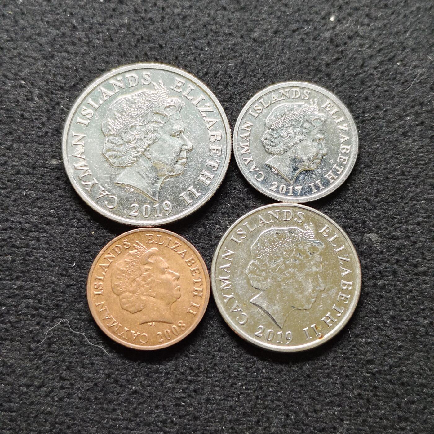 【全场包邮】纯粹捡漏拍480场（免费代拍第17场） 开曼群岛各年份4枚套币