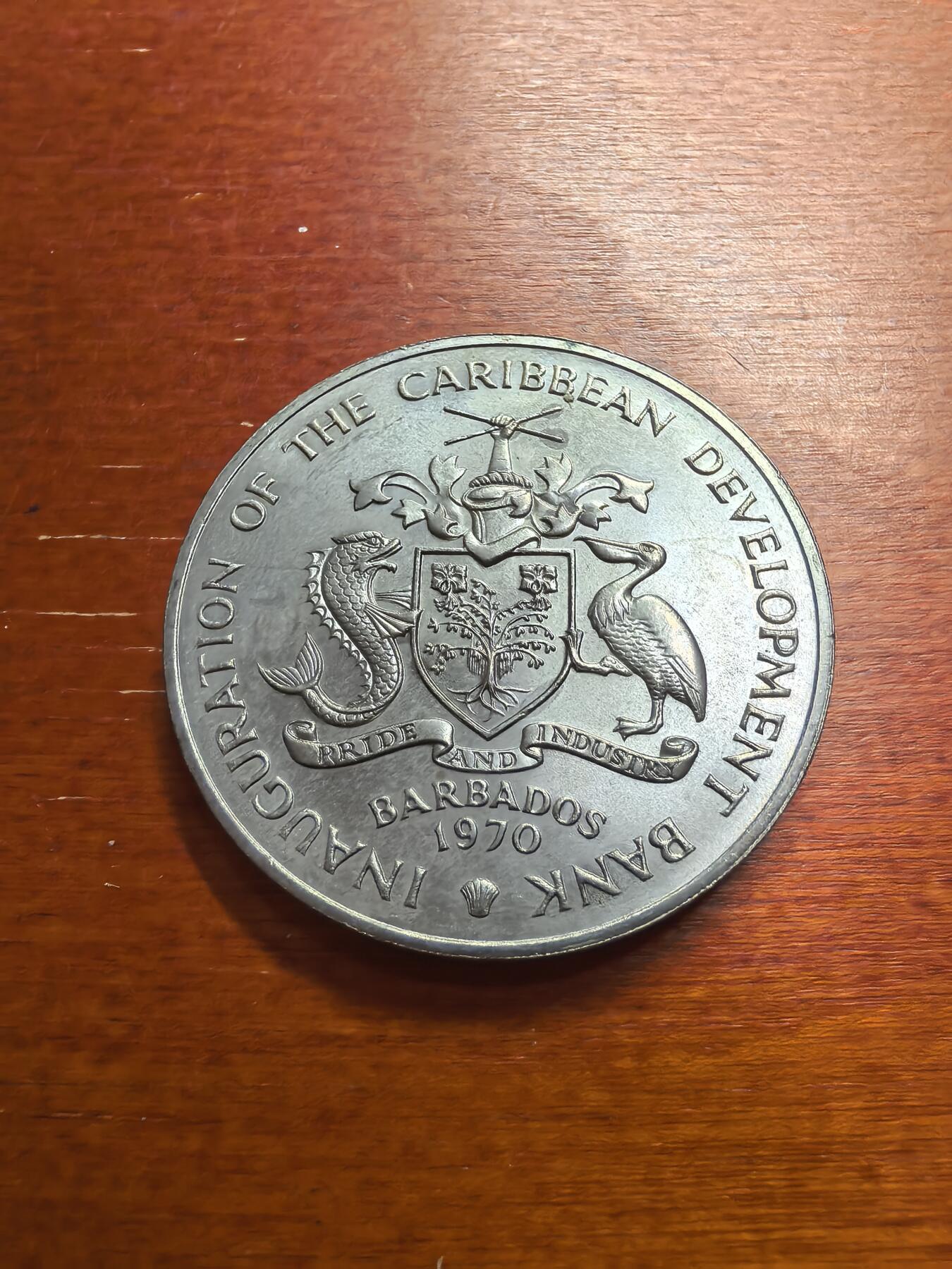 长老汇蛇年精选第七十七场拍卖 1970巴巴多斯FAO香蕉币4元镍币，3万枚