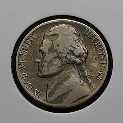 【全场包邮】纯粹捡漏拍480场（免费代拍第17场） - 美国1943年杰斐逊5分银币