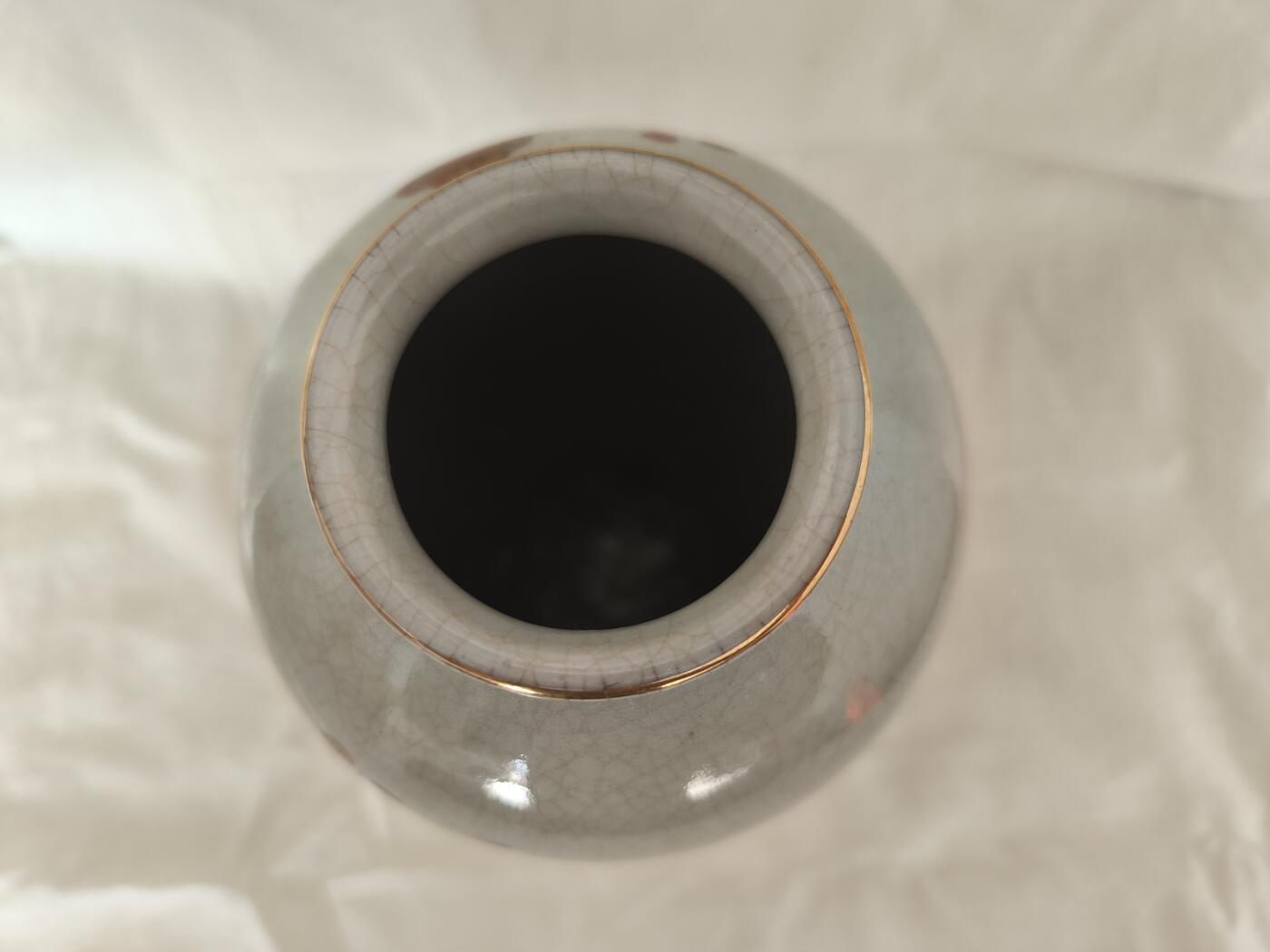 海外回流精品拍卖11.30 日本回流九谷美泉花瓶一只