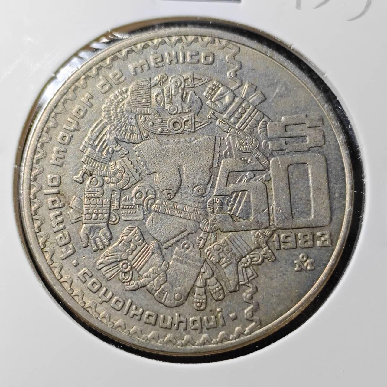 KK钱币收藏小铺 （套币 好品/批量散币 银币）专场  2月预留时间 周末发货  1983墨西哥50比索 大币