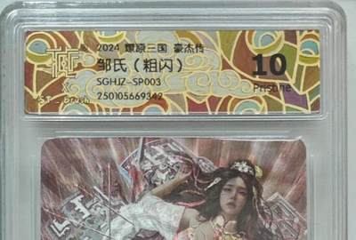 欢迎送拍、零成本上架，释放现金流，合理分配上拍卡品 - 【粗闪】st刷子 邹氏 燎原三国豪杰传SGHJZ-SP003  分数：10p