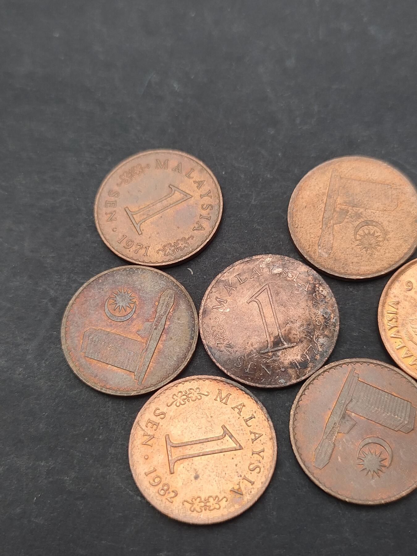 猩哥外币小铺➨【第203场】 马来西亚9个