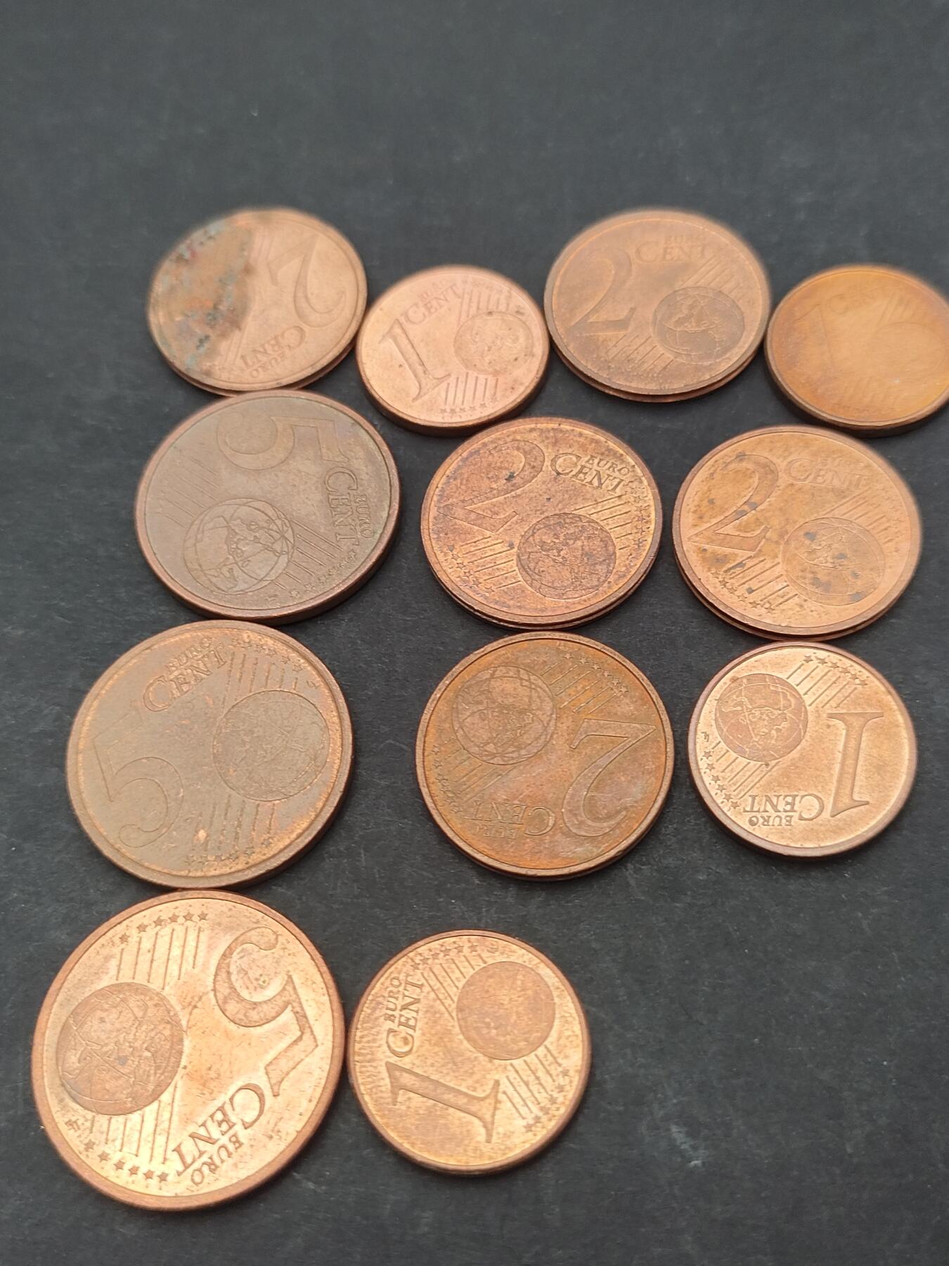 猩哥外币小铺➨【第203场】 欧分12个