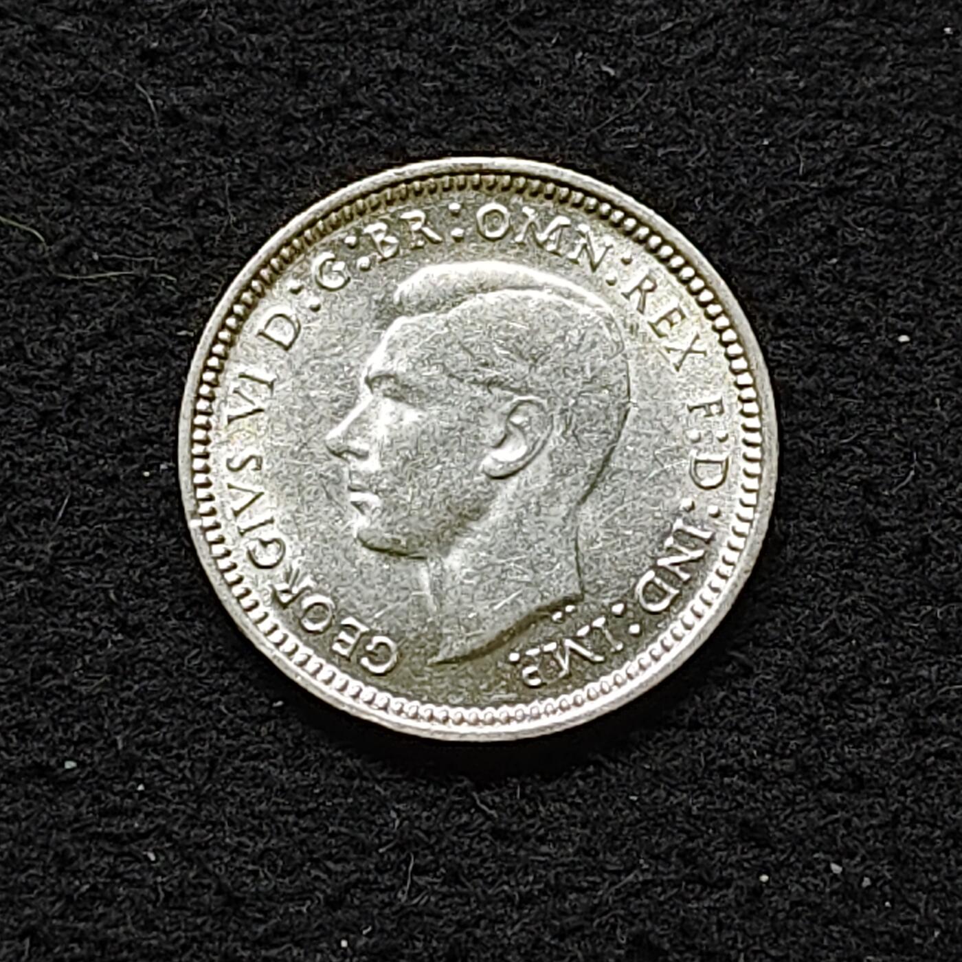 【全场包邮】纯粹捡漏拍480场（免费代拍第17场） 澳大利亚1943年乔治六世3便士银币