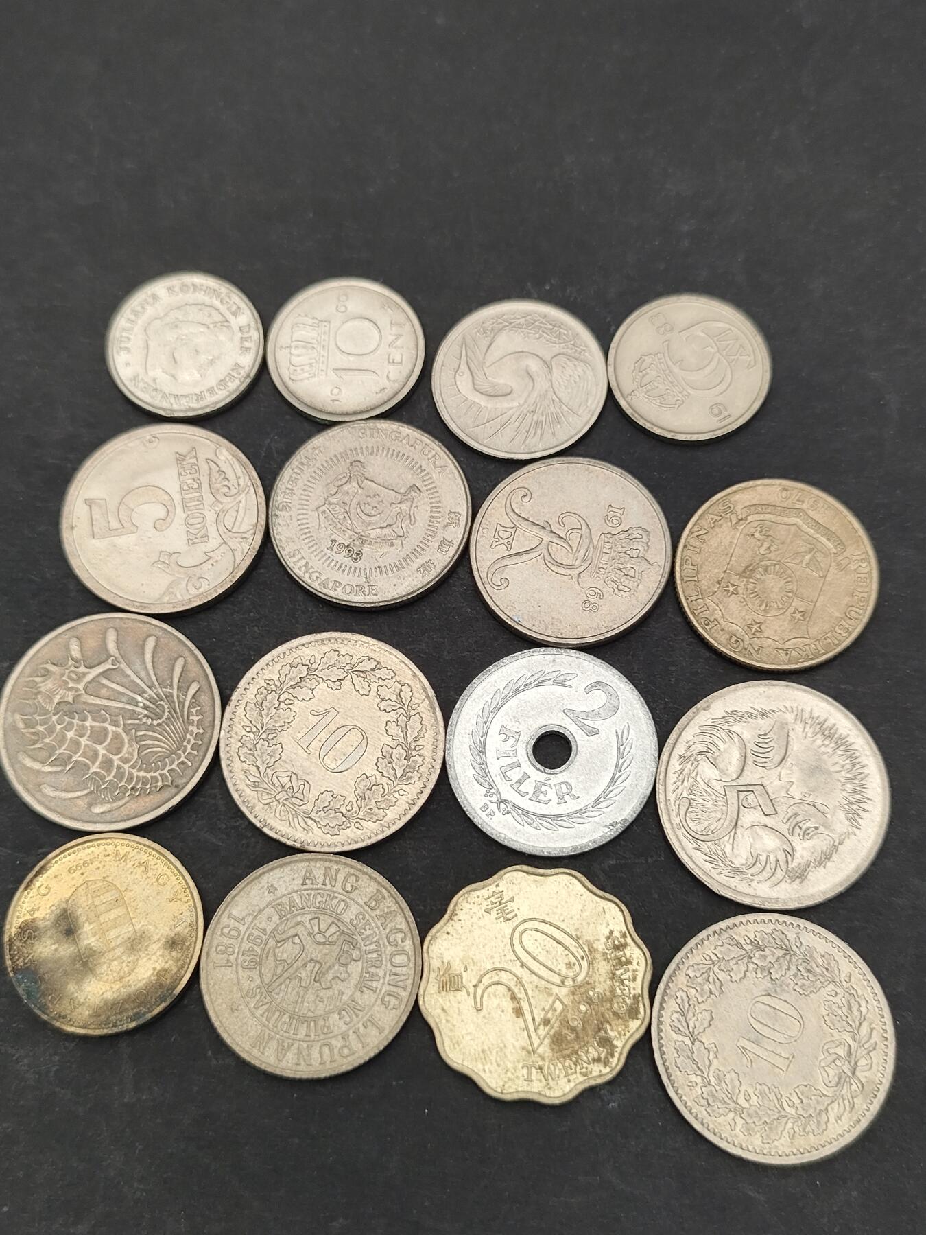 猩哥外币小铺➨【第203场】 钱币16个