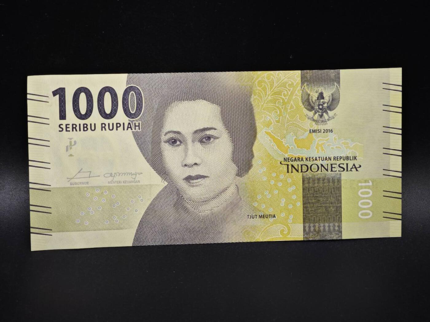 【淘币小摊】实时拍第八百零六拍   纸币场   满百包邮可预留二周 每周一统一发货   印尼2016年1000卢比纸币