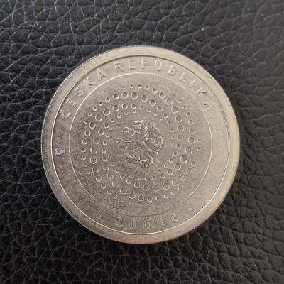 道一币馆币章第一百五十七场 - 捷克2000年国际货币基金组织和世界银行首脑会议200克朗银币 13g 900s 23000