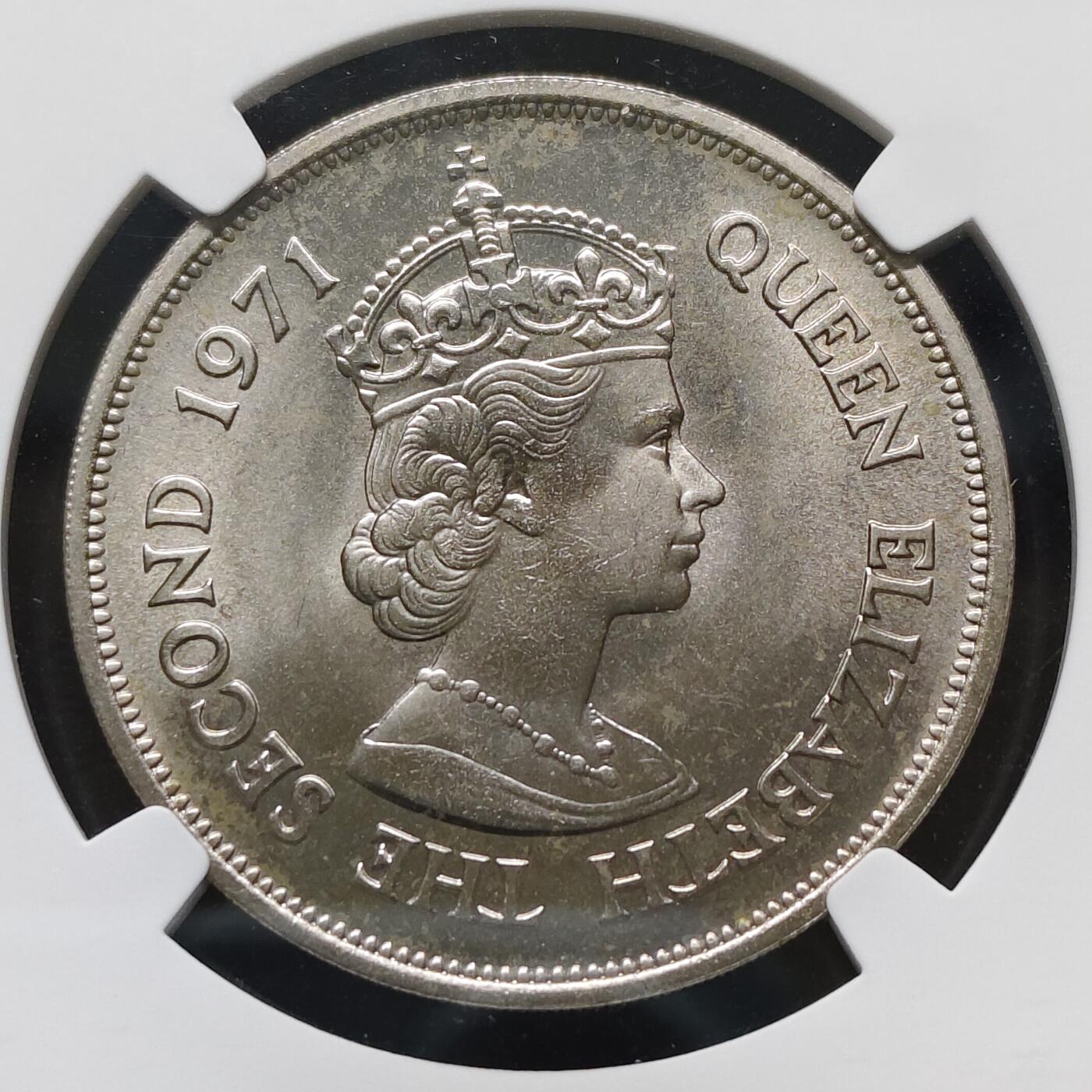 【全场包邮】纯粹捡漏拍481场（免费代拍第18场） 毛里求斯1971年10卢比渡渡鸟独立纪念币-NGC MS64