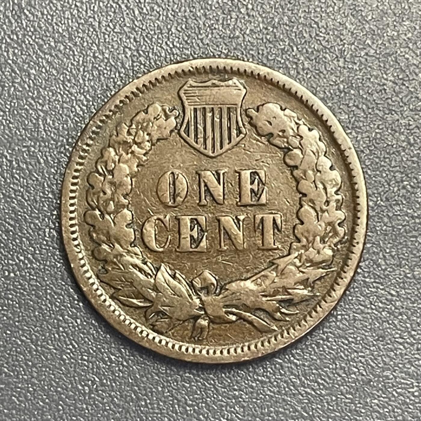 回流1123 美国1896年1分 印第安人头像