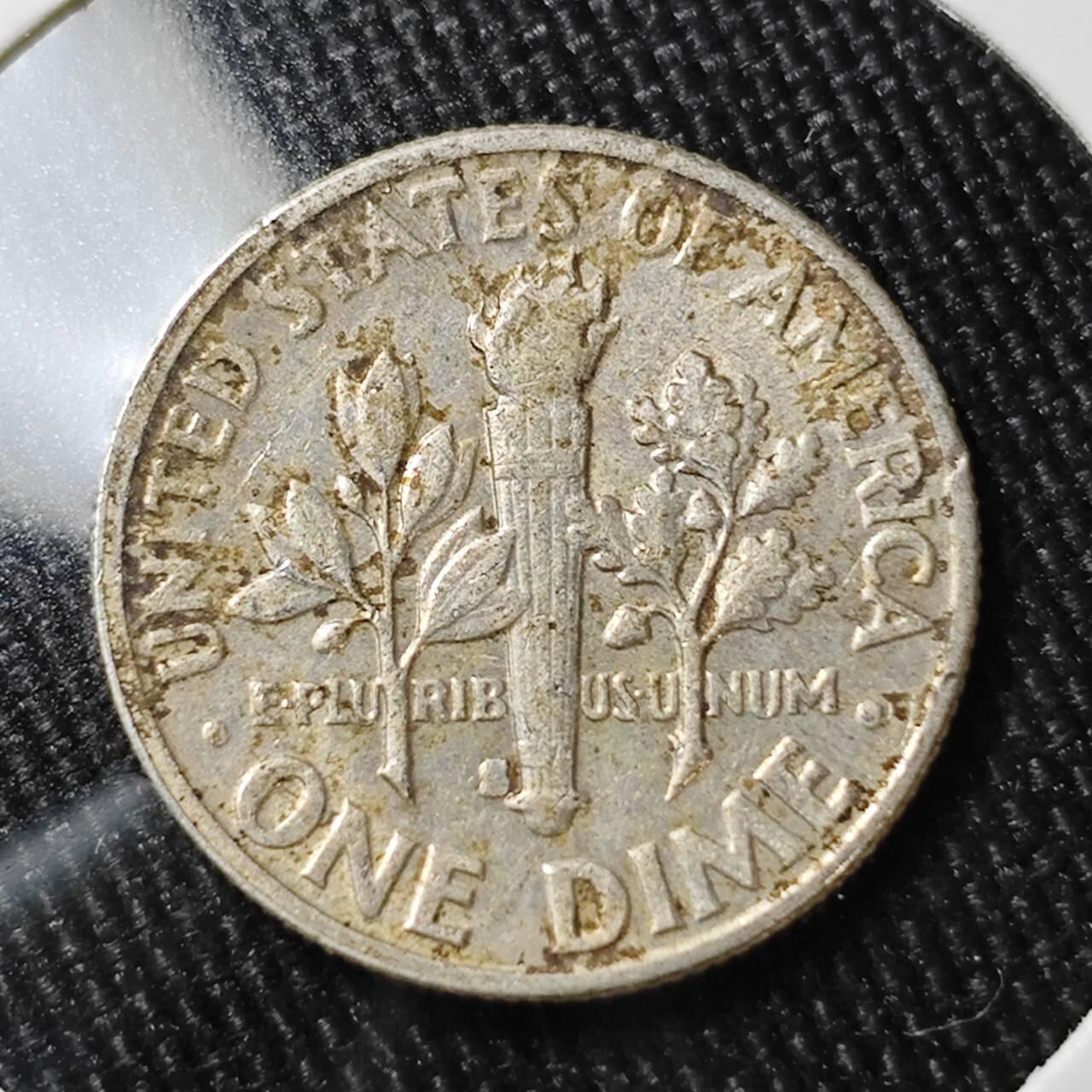 KK钱币收藏小铺 （套币 好品/批量散币 银币）专场  2月预留时间 周末发货   1954美国10分银币