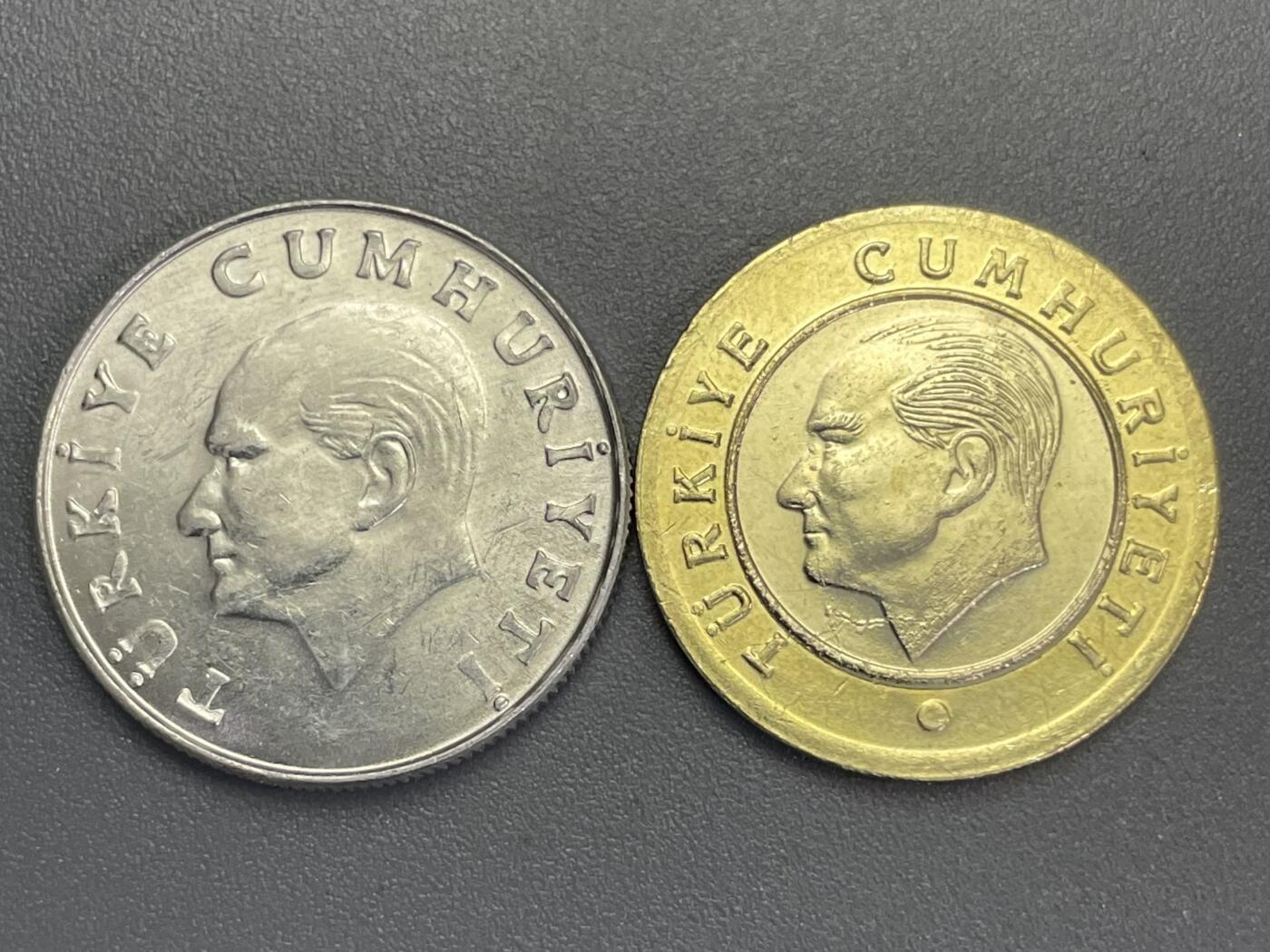 回流1123 全新土耳其两枚