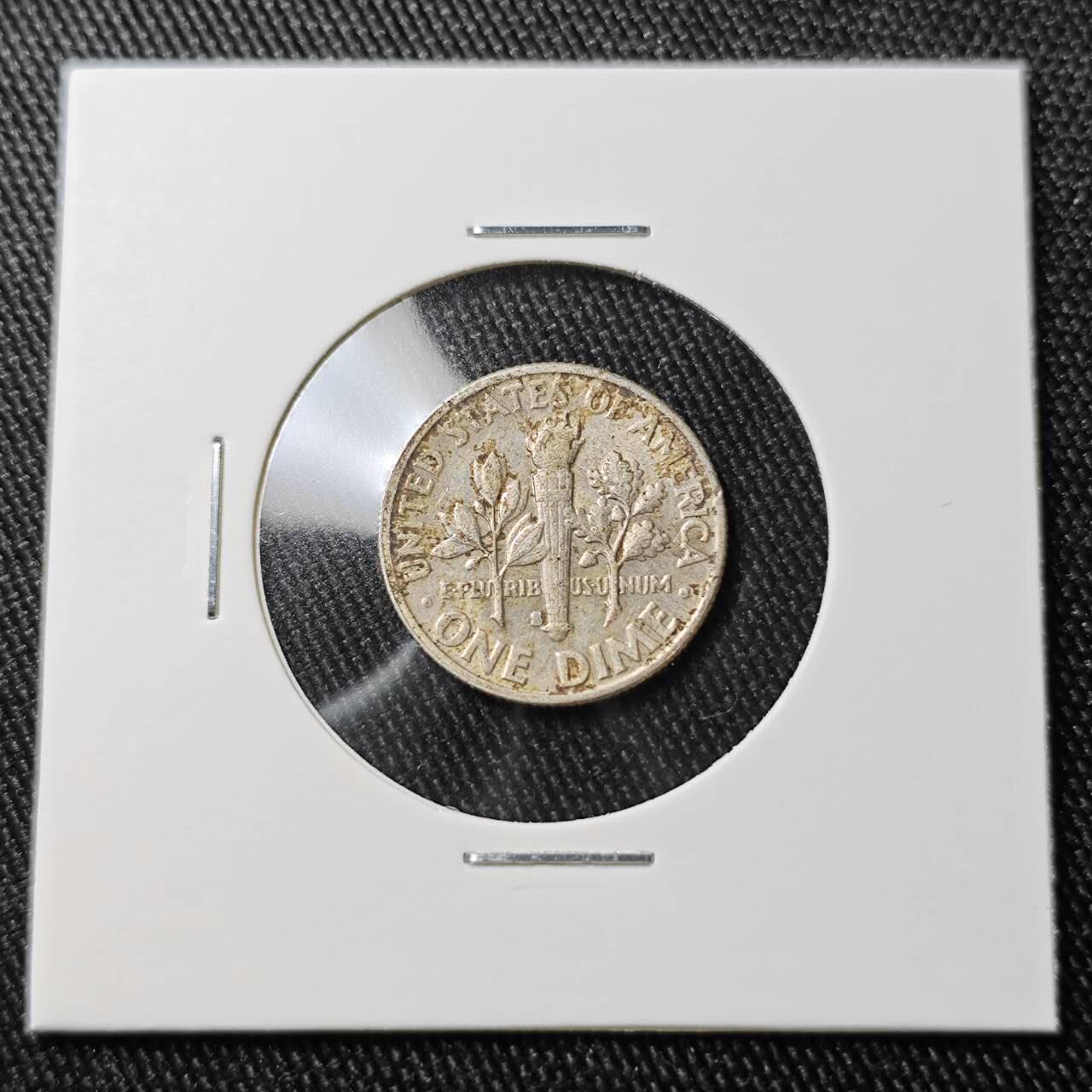 KK钱币收藏小铺 （套币 好品/批量散币 银币）专场  2月预留时间 周末发货   1954美国10分银币