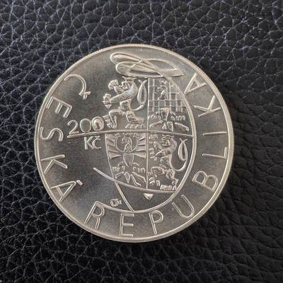 道一币馆币章第一百五十七场 - 捷克1999年国家美术学院200周年200克朗银币 13g 900s 23000