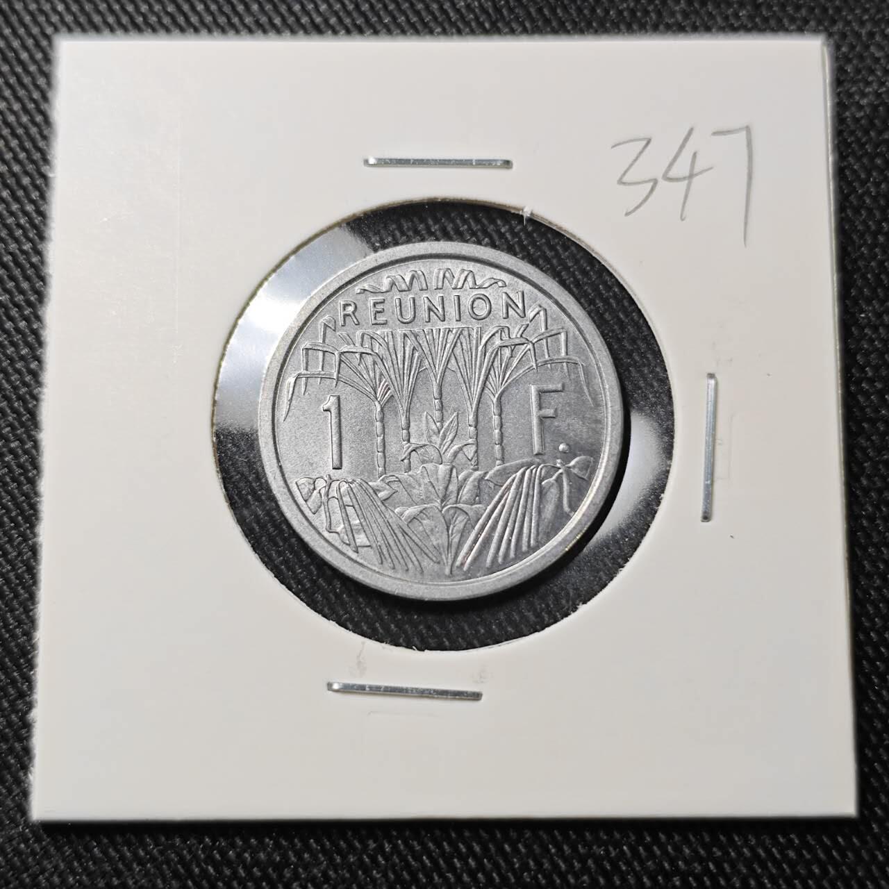 KK钱币收藏小铺 （套币 好品/批量散币 银币）专场  2月预留时间 周末发货  1948法属留尼旺1法郎 好品