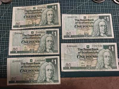 轻松集币无压力 - 苏格兰1镑/组