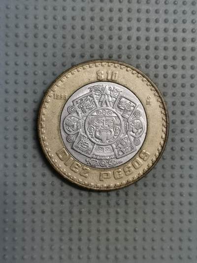 2025年第124场各国散币拍卖（总第124场） - 墨西哥1998年10比索