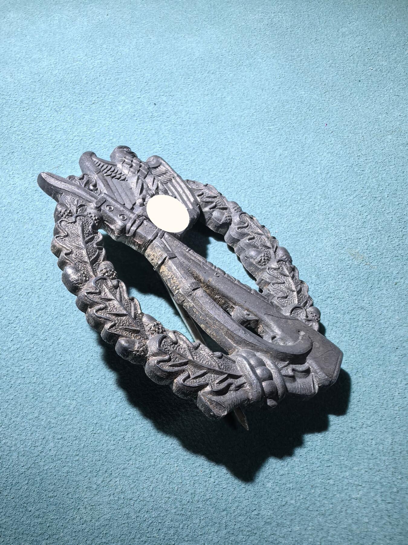 盛世勋华——号角文化勋章邮票专场拍卖第289期 德国（1939）银级步兵突击奖章 教科书版本