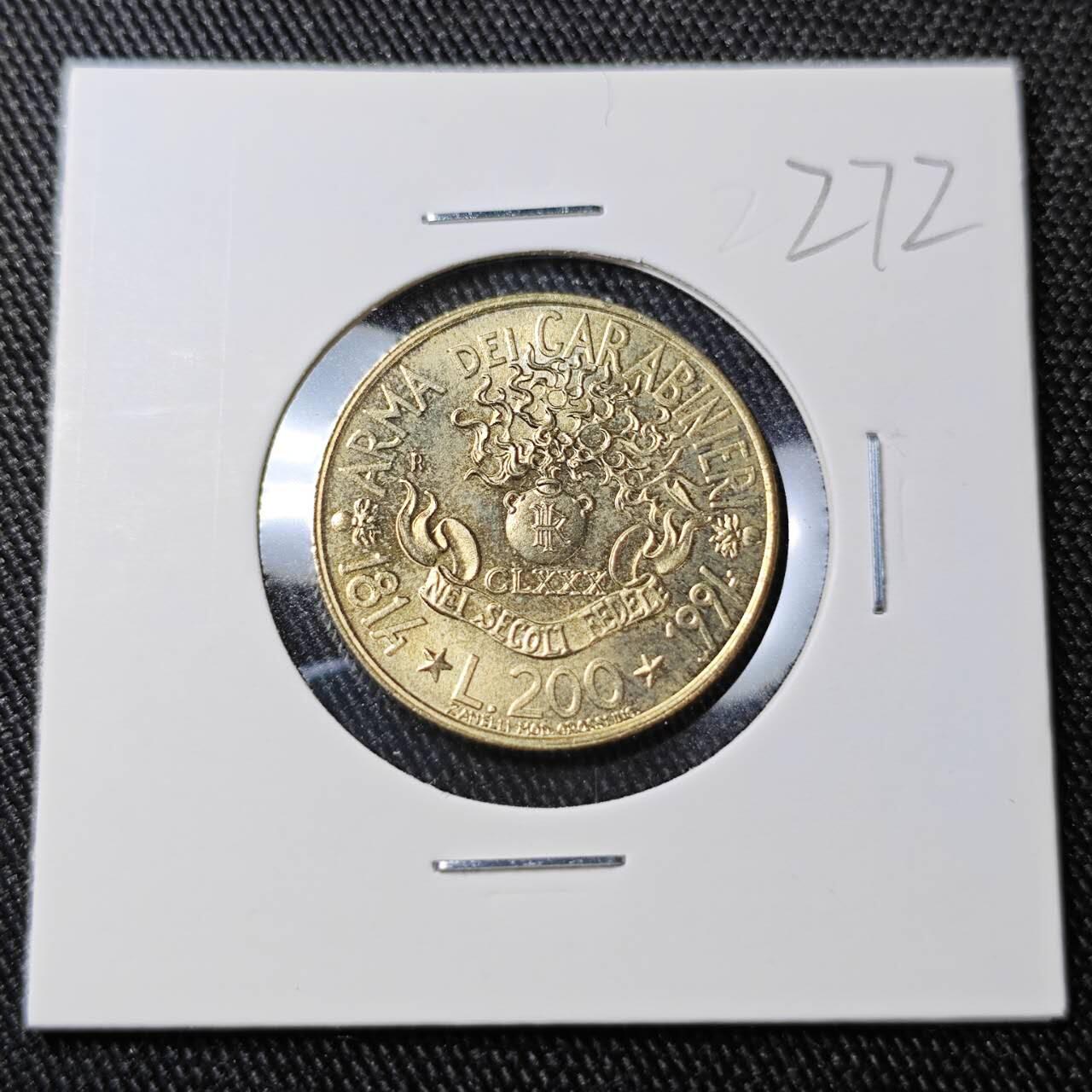 KK钱币收藏小铺 （套币 好品/批量散币 银币）专场  2月预留时间 周末发货  意大利200里拉纪念币