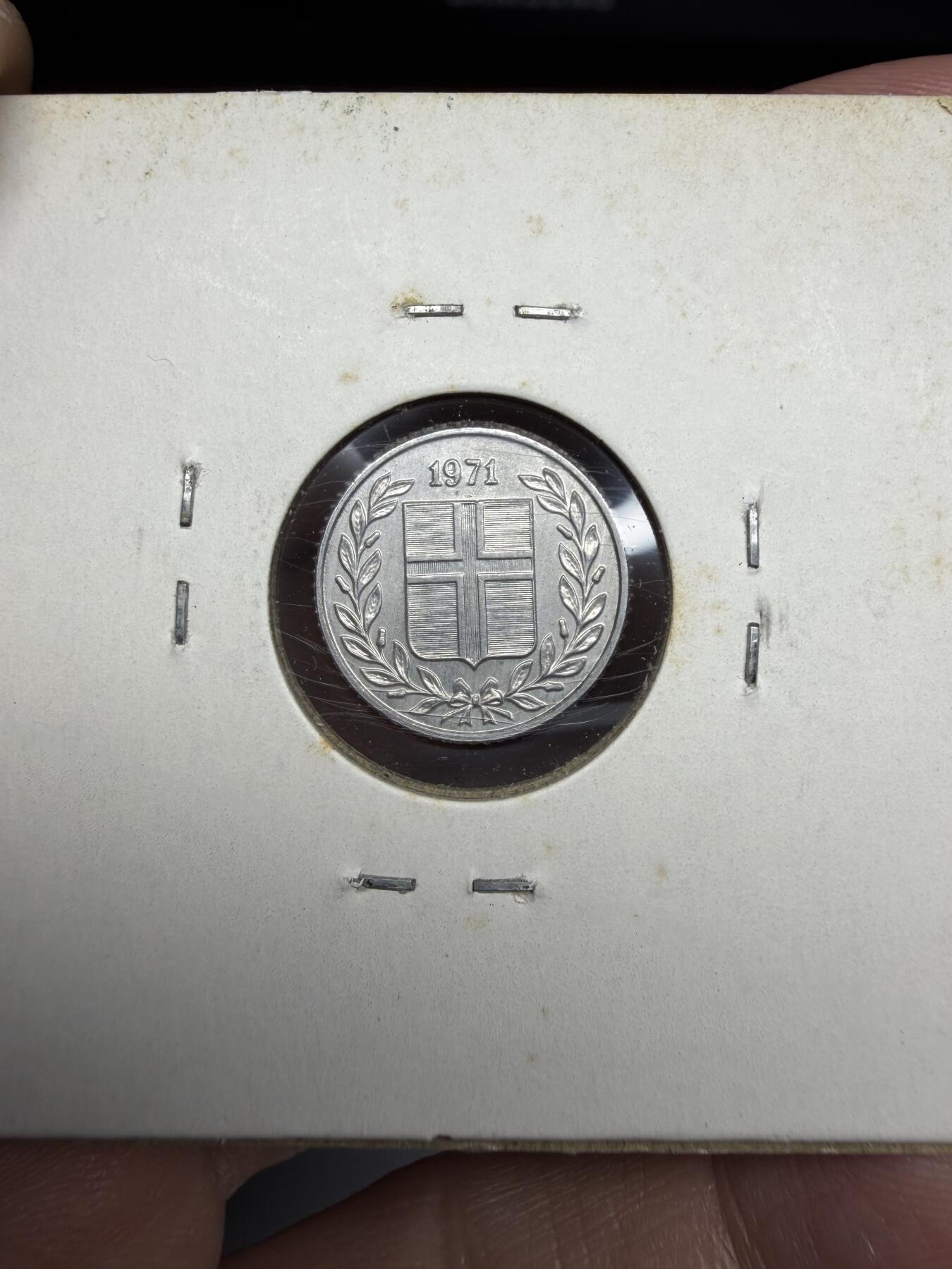 2025年集古藏今外币拍卖第十期-第9场—（总第289拍），可以寄存60天，满160元包邮。 1971年冰岛10分