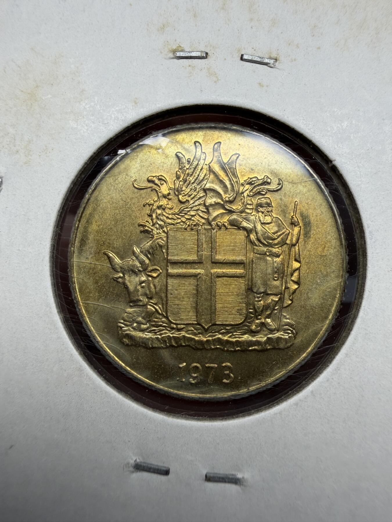 2025年集古藏今外币拍卖第十期-第9场—（总第289拍），可以寄存60天，满160元包邮。 1973年冰岛1克朗