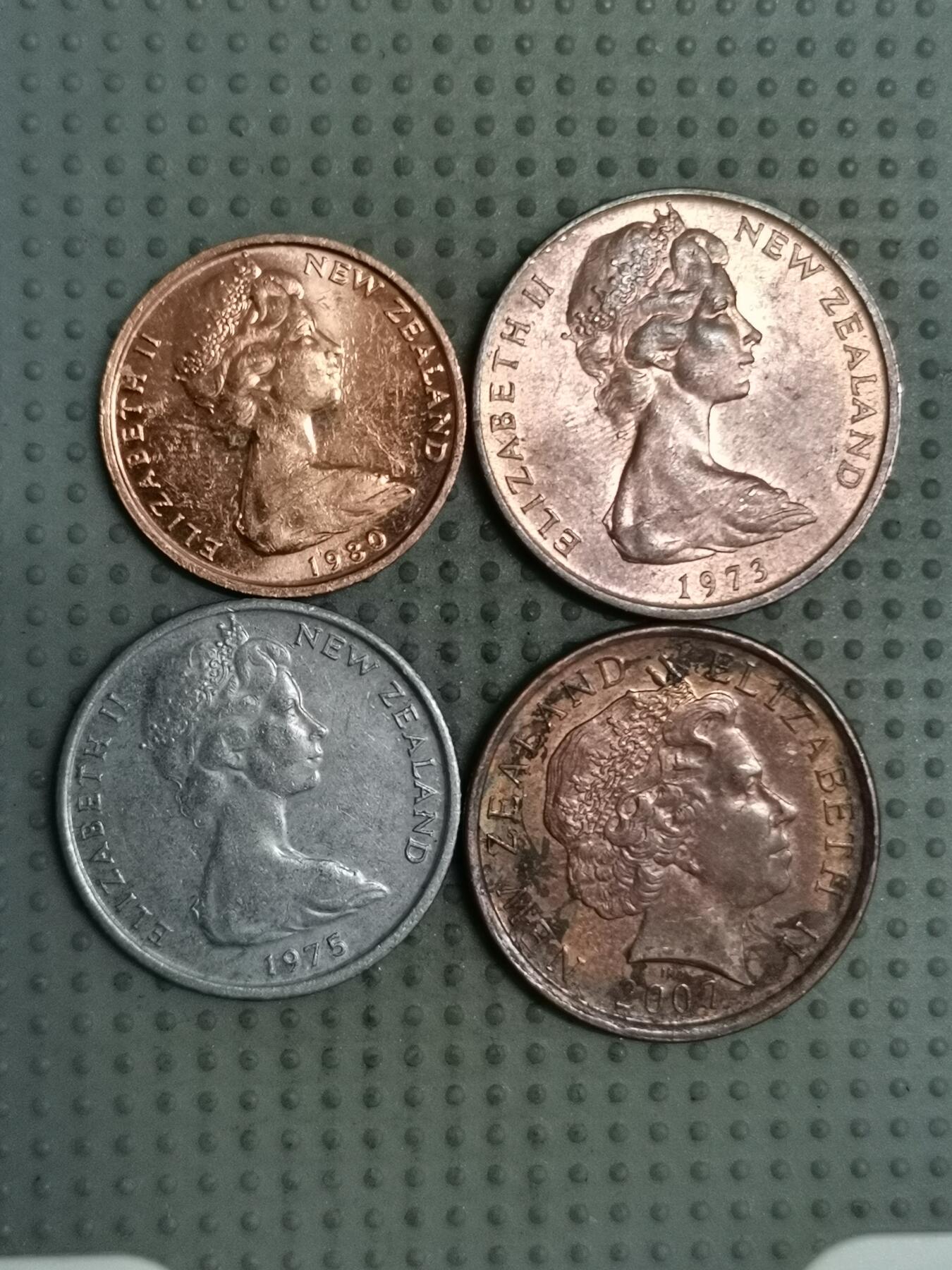 2025年第124场各国散币拍卖（总第124场） 新西兰4枚