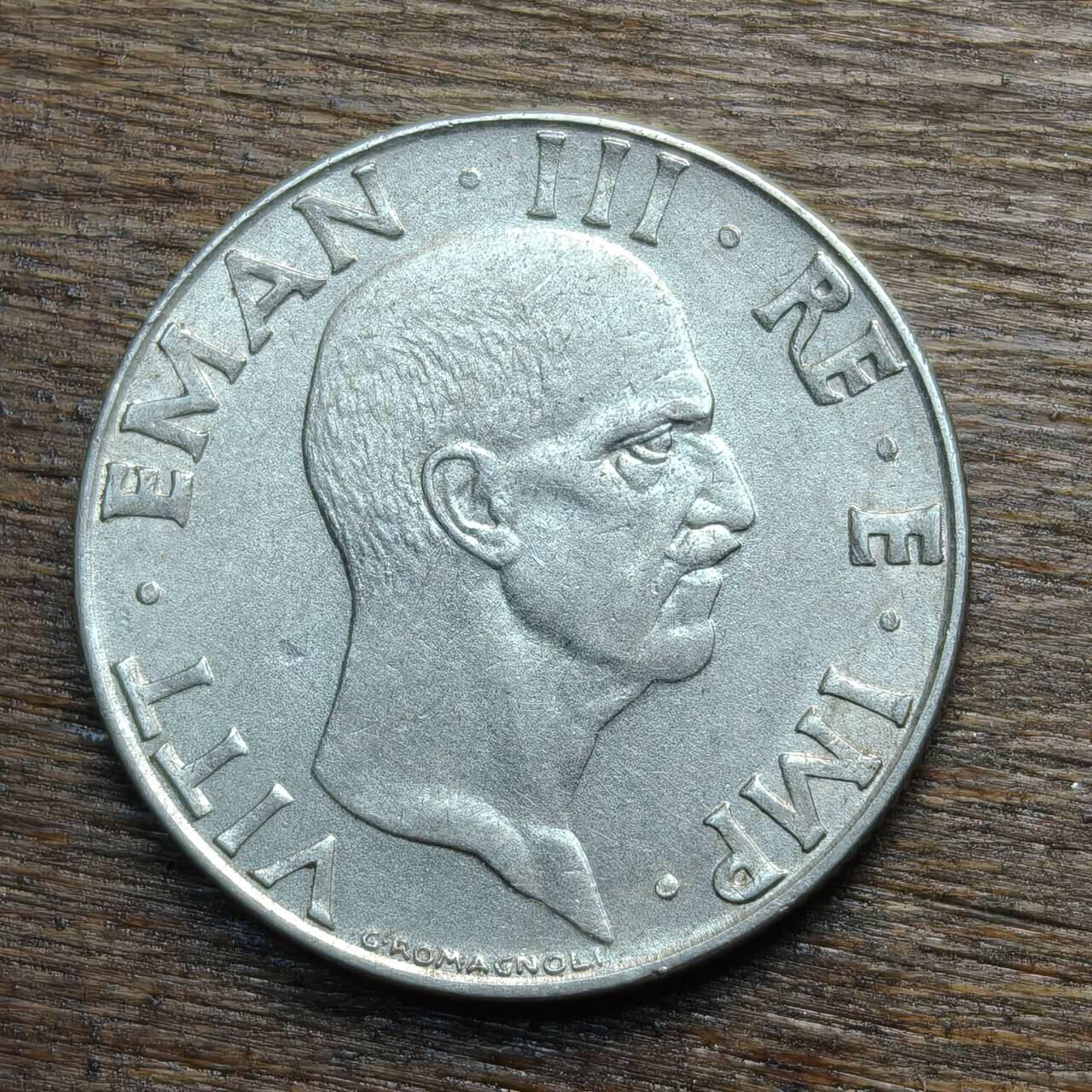 【铜匠收藏】★第133场★散币场，无佣金，30包邮。不满30元，支付5元运费。《接受代拍 代送NGC评级》 意大利 1941年 50分