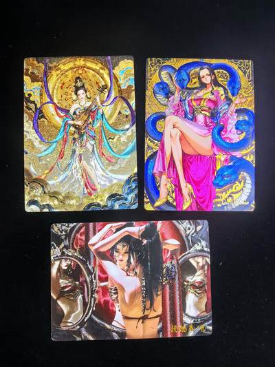 无佣金 不寄存 不收拍 链接少 我只是一个小小的卡牌收藏玩家   需要多宫大佬请私聊 部分卡牌设有底价（不想玩的那么累，即使有底价也会比市场价便宜的多，懂的自然懂） 拒绝小号抬价 大家放心拍 所有拍品部分套有卡膜 部分卡牌多宫 自制卡牌 不包厂瑕 放大镜 品控 勿拍 流拍商品会循环 感谢大家支持 留个关注 不定时上新 谢谢 - 奇点卡牌 粗闪3张