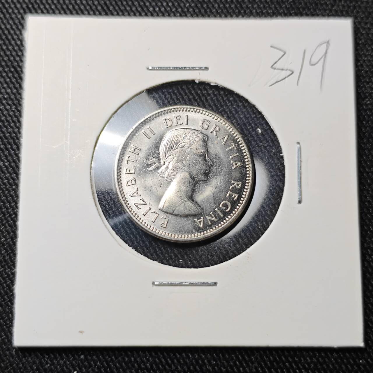 KK钱币收藏小铺 （套币 好品/批量散币 银币）专场  2月预留时间 周末发货  1963加拿大5分镍币