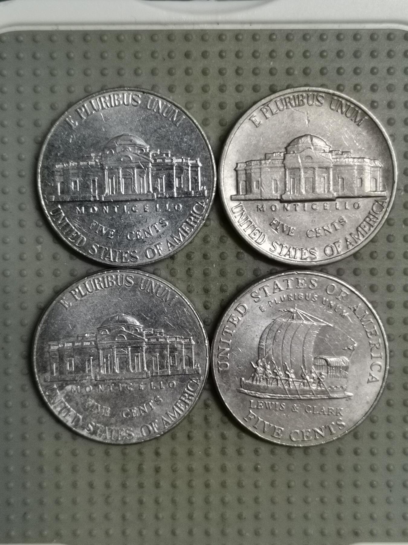 2025年第124场各国散币拍卖（总第124场） 美国5分4枚