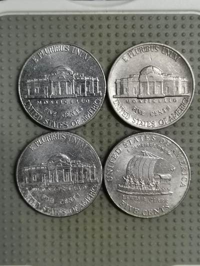 2025年第124场各国散币拍卖（总第124场） - 美国5分4枚