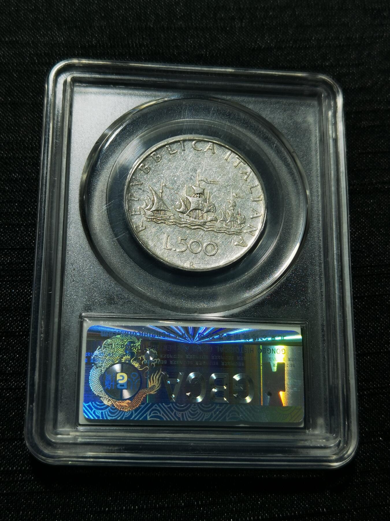 天下钱庄专场欢迎参拍 意大利少女500里拉银币