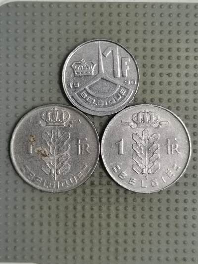 2025年第123场各国散币拍卖（总第123场） - 比利时1法郎3枚