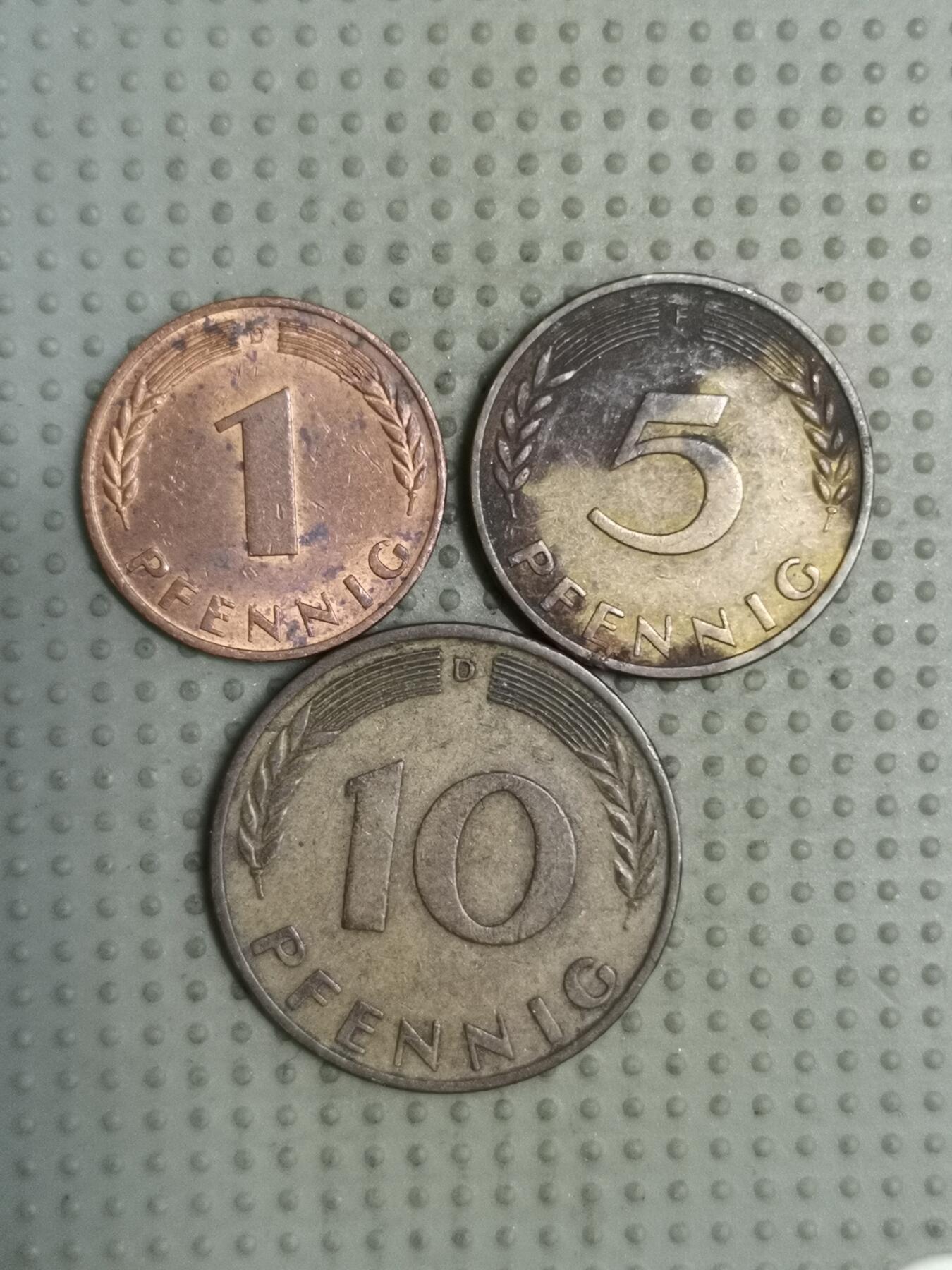 2025年第123场各国散币拍卖（总第123场） 德国1950年3枚