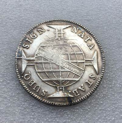 世界钱币专场拍卖 每周二开拍 - 葡属巴西1813年地球960瑞斯银币