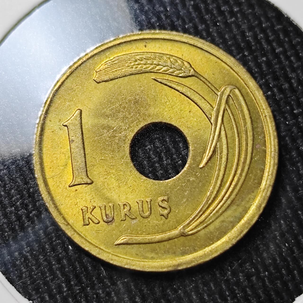 KK钱币收藏小铺 （套币 好品/批量散币 银币）专场  2月预留时间 周末发货  1949土耳其1库鲁铜币 好品