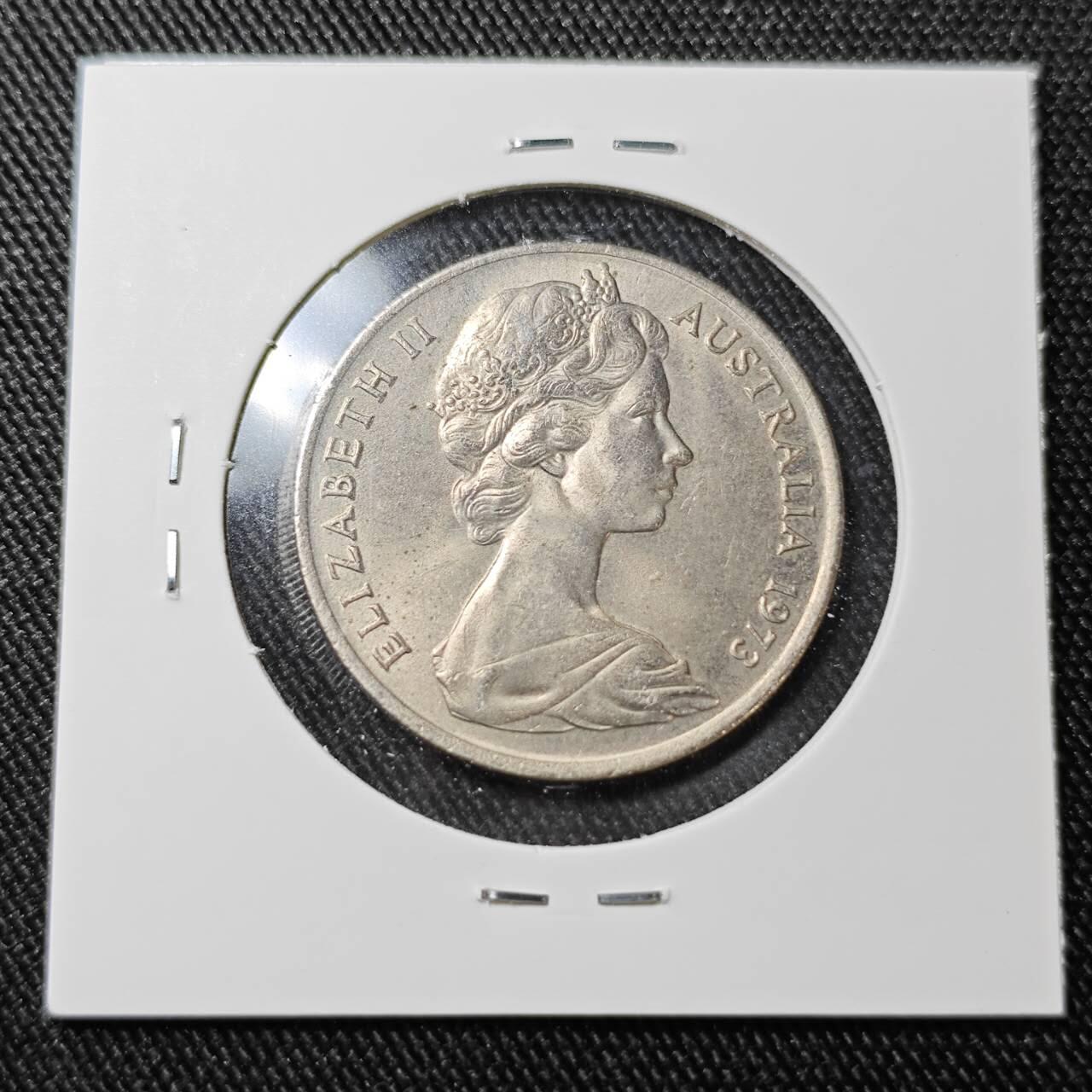 KK钱币收藏小铺 （套币 好品/批量散币 银币）专场  2月预留时间 周末发货  1973澳大利亚20分 好品 鸭嘴兽