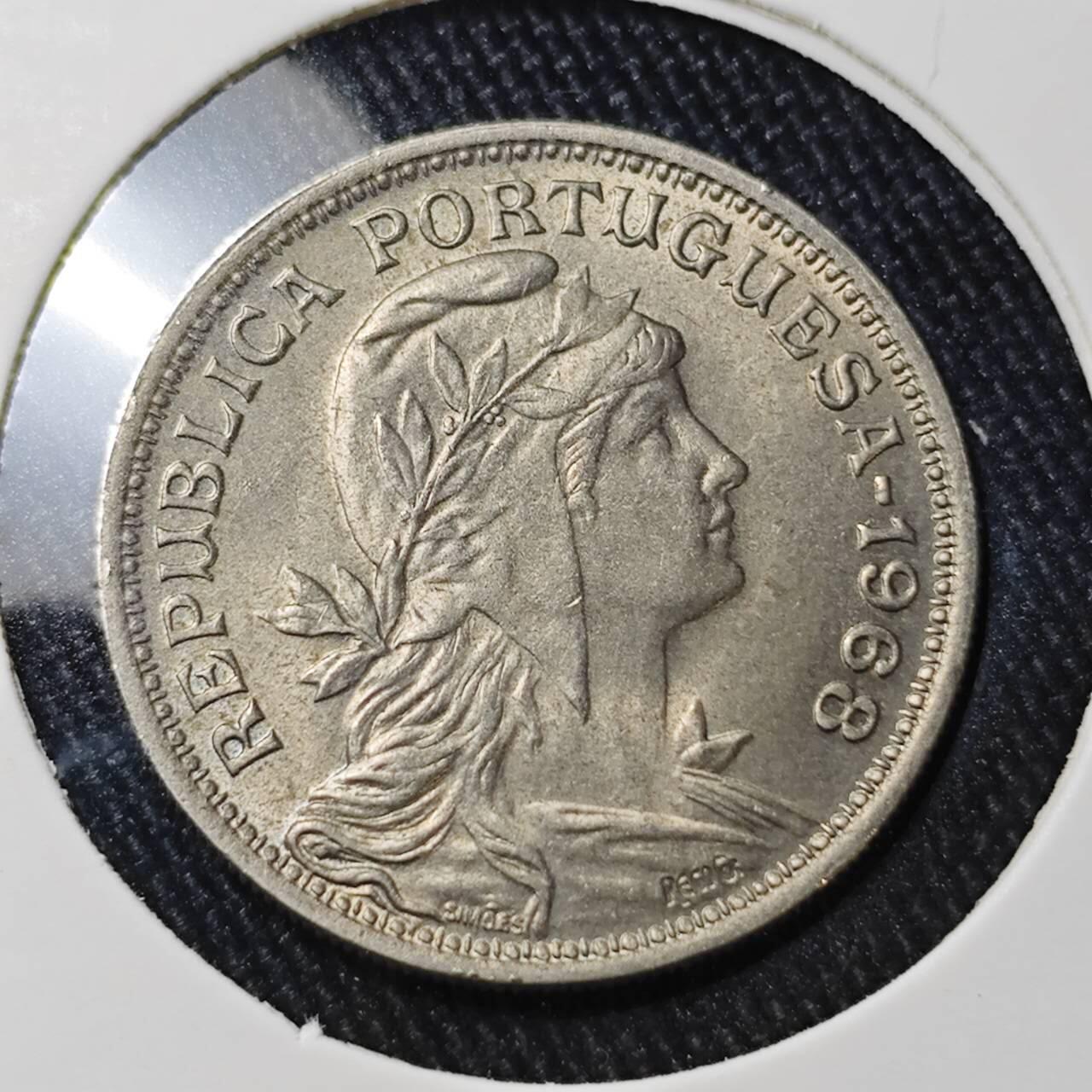 KK钱币收藏小铺 （套币 好品/批量散币 银币）专场  2月预留时间 周末发货  1968葡萄牙50分 好品