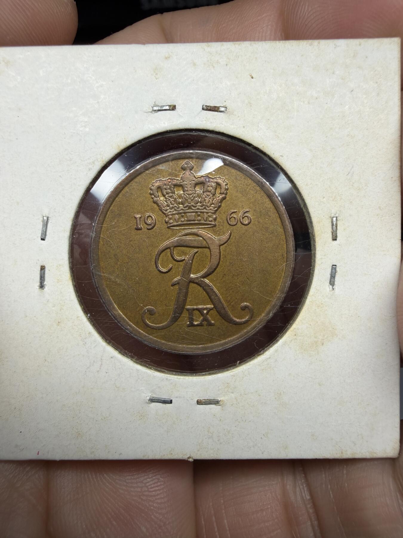 2025年集古藏今外币拍卖第十期-第9场—（总第289拍），可以寄存60天，满160元包邮。 1966年丹麦5欧尔