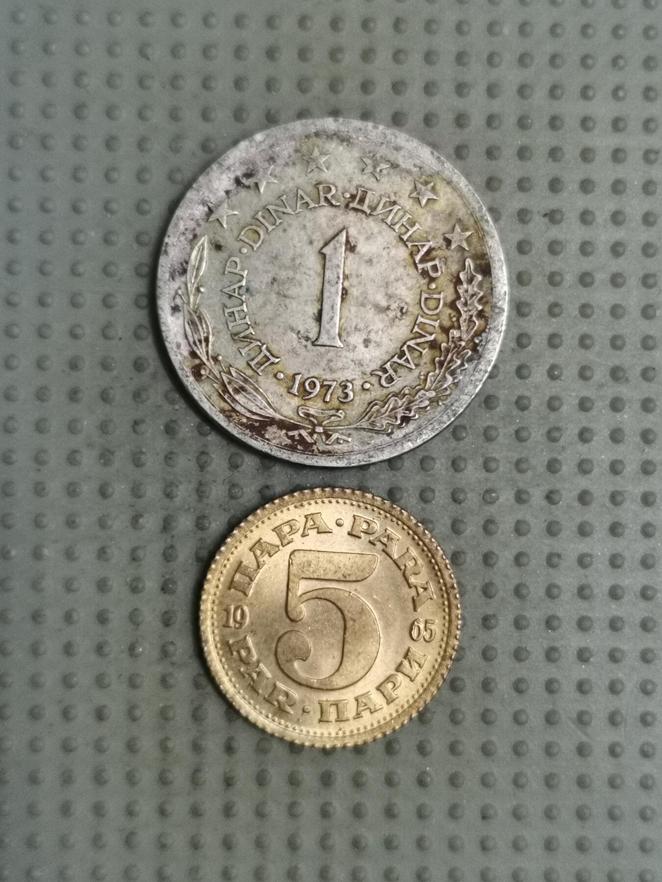 2025年第123场各国散币拍卖（总第123场） 南斯拉夫2枚