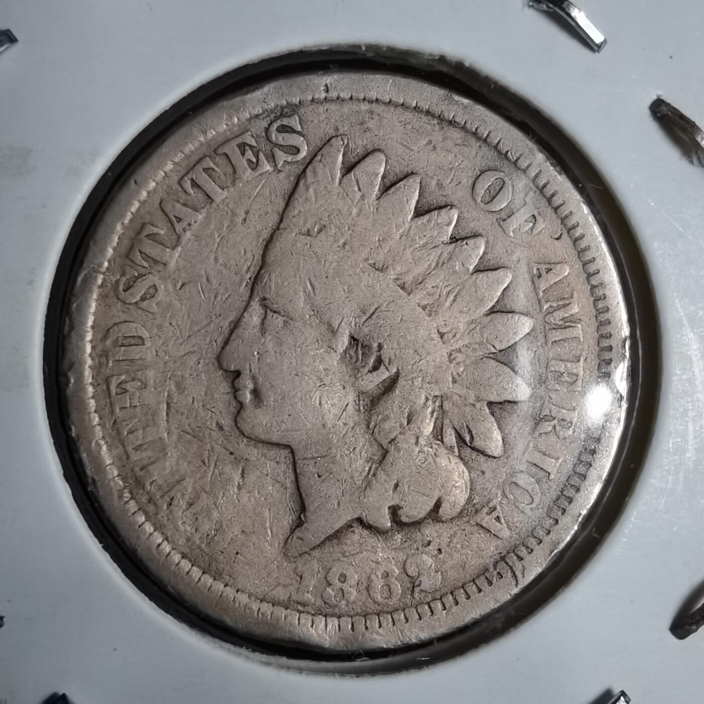 沼泽如烟--第913场 美国1862年一分