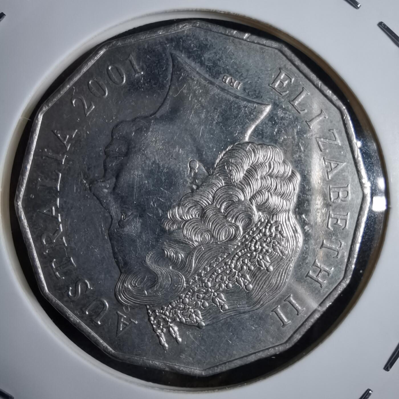 沼泽如烟--第913场 澳大利亚2001年50分纪念币