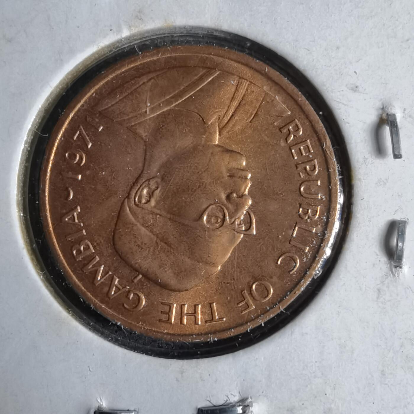 沼泽如烟--第913场 冈比亚1971年1布图