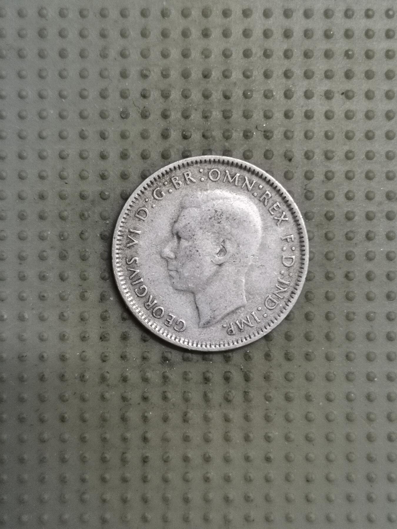 2025年第124场各国散币拍卖（总第124场） 澳大利亚1946年6便士银币2.8g500银