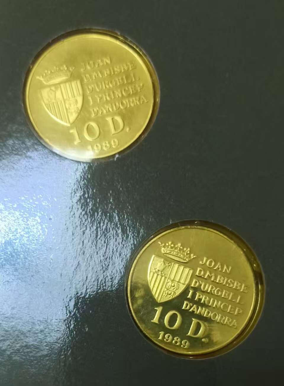 ❤️【币观天下】❤️ 第332期钱币拍卖- 2025.11.28周五晚上6点半场-长期征集拍品 安道尔1990年世界杯纪念银币 12克/枚 925银